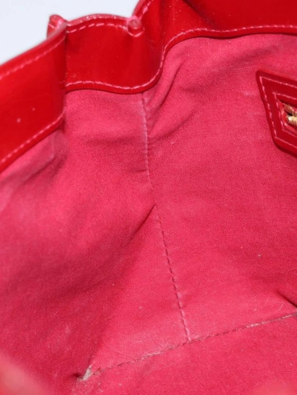 LOUIS VUITTON Vernis Wilshire PM Hand Bag Pomme D'amour - Picture 12 of 16